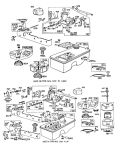 Carburetor And Fuel Tank Assembly 2 Diagram and Parts List for 92902-1590-XX  Briggs and Stratton Engine